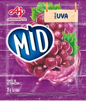 Refresco Em Po Mid Uva 25Gr (7891132006229)