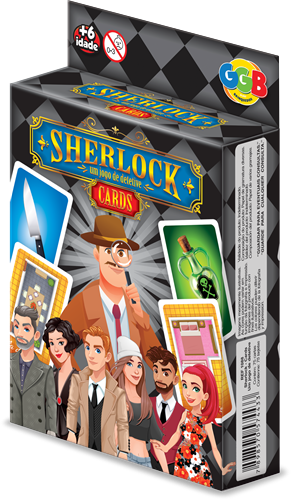 Sherlock - Um Jogo de Detetive - Cards - GGB Brinquedos