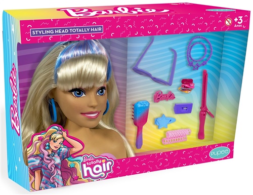 Barbie Styling Head Totally Hair - Pupee