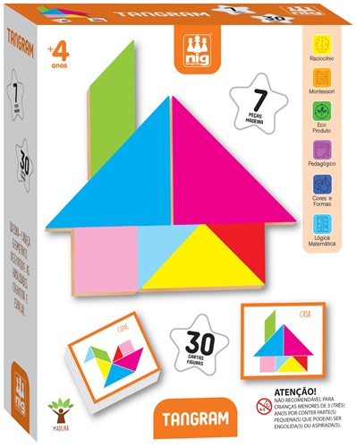 Tangram Geométrico - Nig Brinquedos