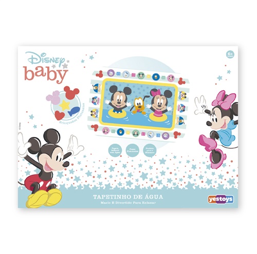 Tapetinho de Água Disney Baby - Mickey e Minnie - Yes Toys