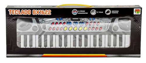 Teclado Infantil com Microfone 37 Teclas - DM Toys