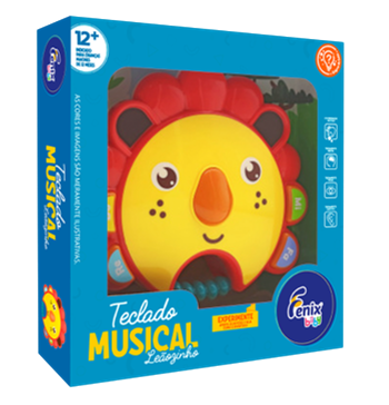 Teclado Leãozinho Musical - Fenix