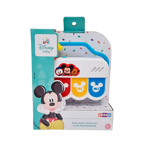 Teclado Musical com Mordedor - Disney Baby - Yes Toys