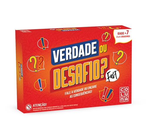 Jogo Verdade ou Desafio Fast - Coluna