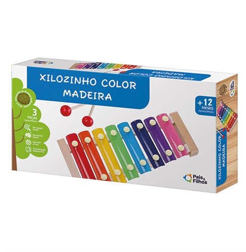 Xilozinho Color Madeira - Pais e Filhos